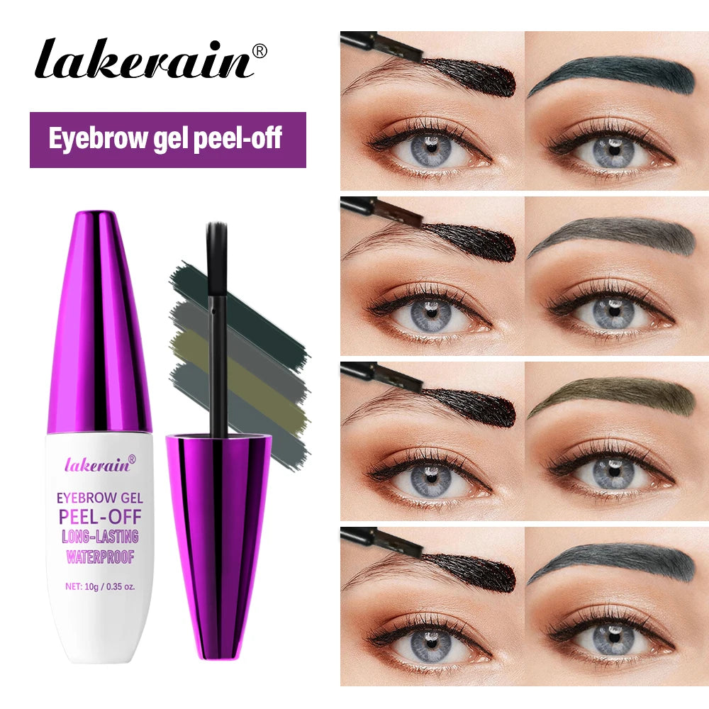 Tattoo Peel-off Eyebrow Gel Waterproof and Sweat-proof Long-Lasting Smudge-Proof Effect Natural Eyebrow Dye Eye Makeup Cosmetics Peaceful Pleasures Health and Wellness