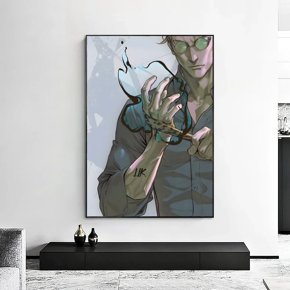 Jujutsu Kaisen Kento Nanami Minimalist Canvas Wall Art Print