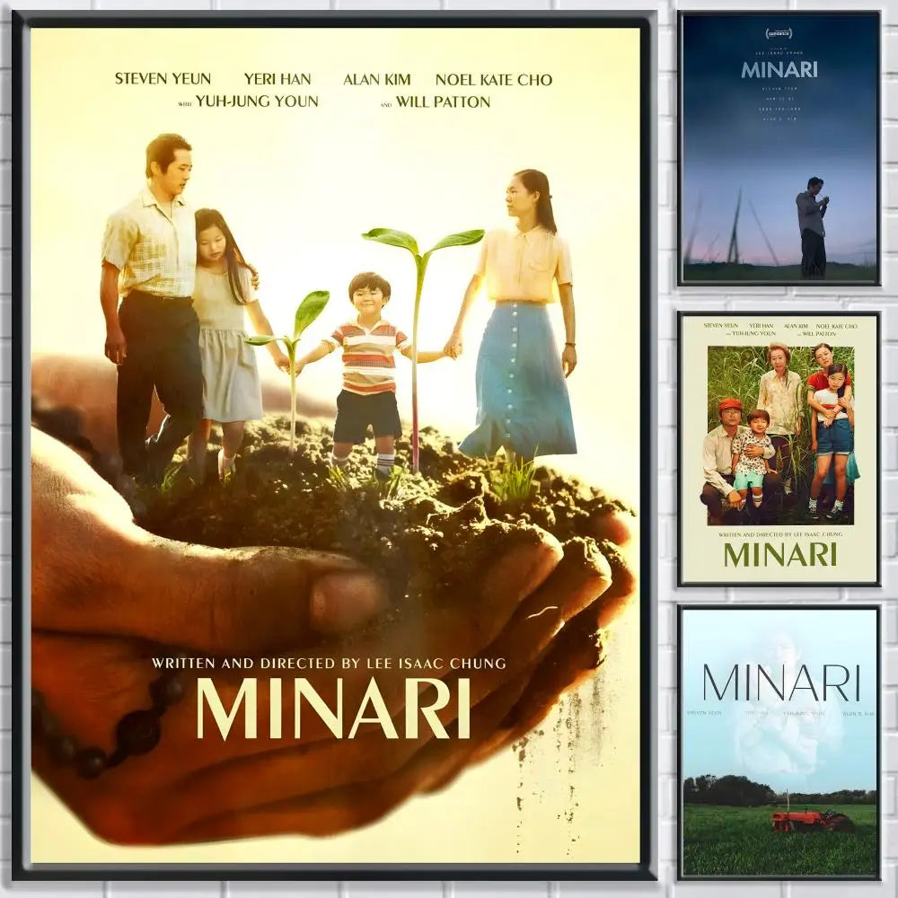 Minari Movie Poster – HD Self-Adhesive Waterproof Wall Art Movie Wall Poster Peaceful Pleasures Health and Wellness