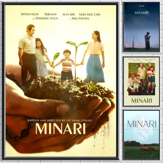 Minari Movie Poster – HD Self-Adhesive Waterproof Wall Art Movie Wall Poster Peaceful Pleasures Health and Wellness