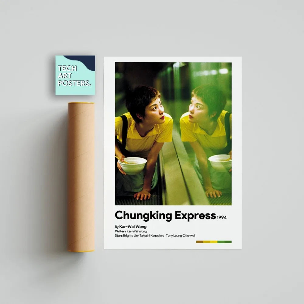 Chungking Express & Leon Classic Movie Canvas Wall Art Poster