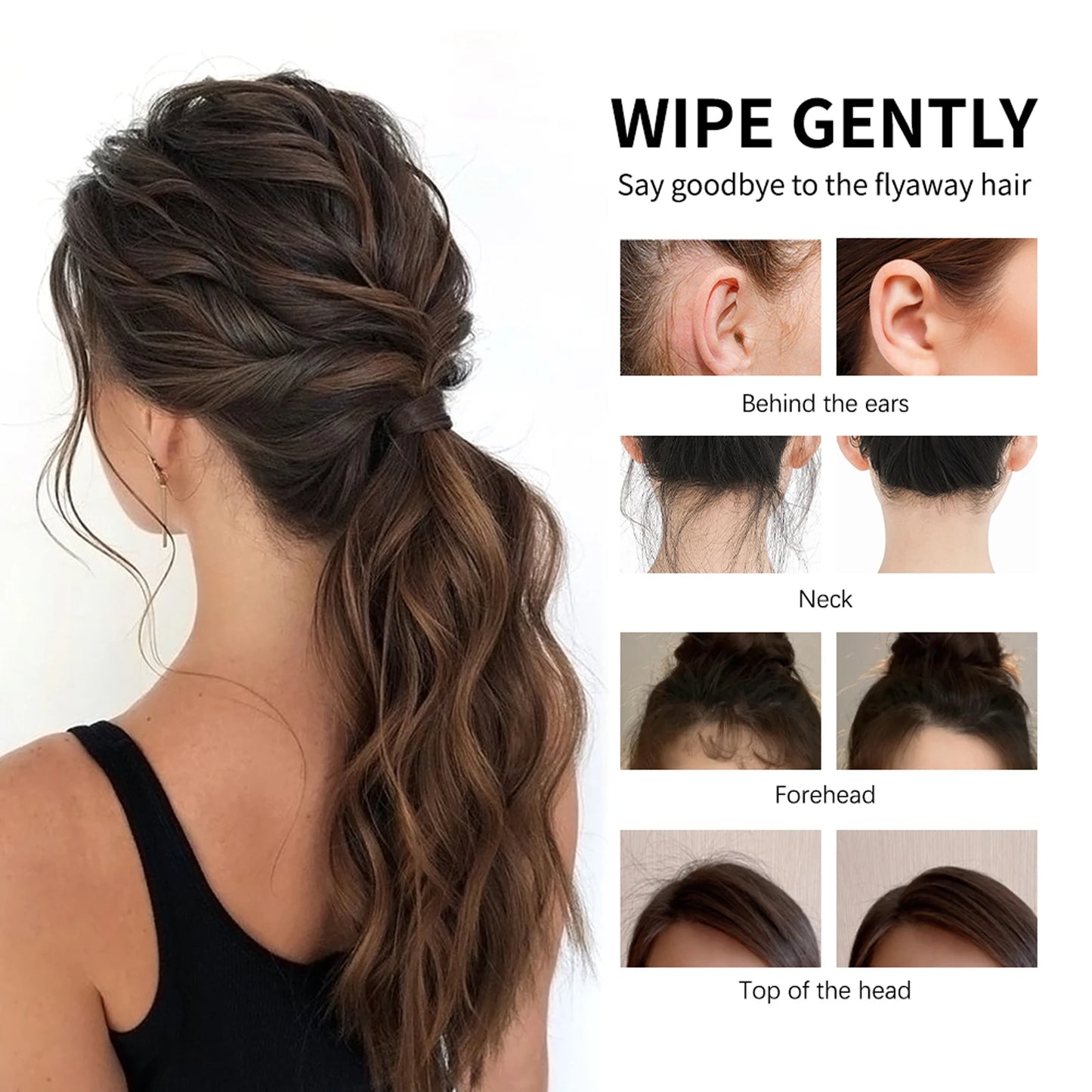 Hair Styling Wax for Women Anti Frizz Smoothing Professional Pomade Hair Mud Control Messy Hairs Wax Rod Peaceful Pleasures Health and Wellness
