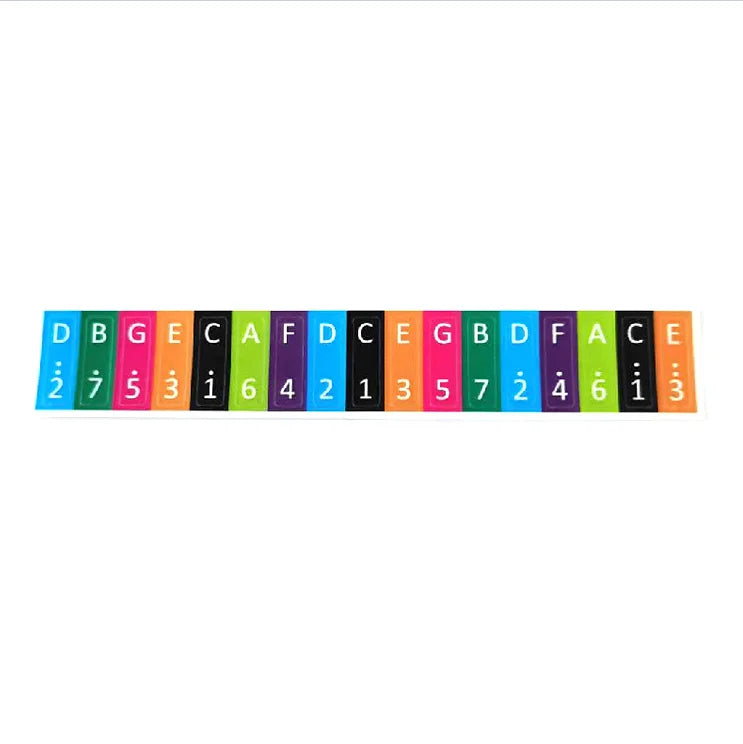 17 Keys Kalimba Note Sticker Thumb Piano Paster Percussion Instrument