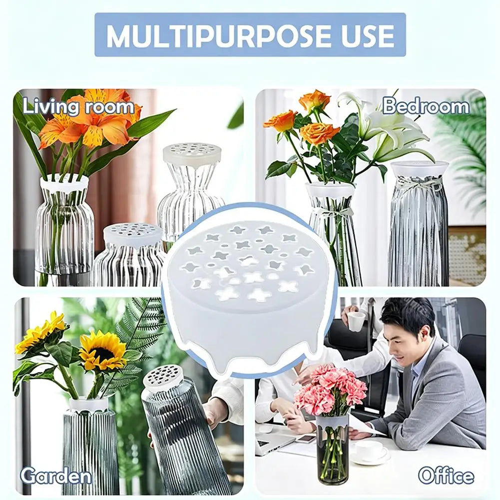 Silicone Flower Grid Arranger – Flexible Floral Stem Holder