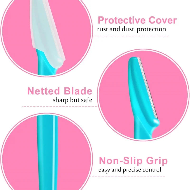 RUNTOIN Eyebrow Trimmer Razor | Safe Face & Body Hair Shaper