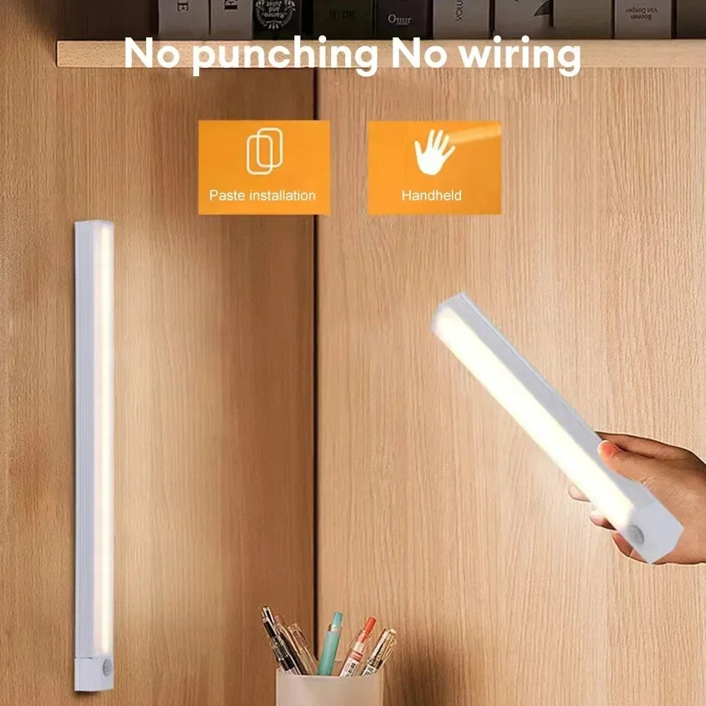 Led Light Motion Sensor Kitchen Corridor Home Decoration Decorate Portable Rechargeable Wireless Night PIR Charging USB Lights Peaceful Pleasures Health and Wellness