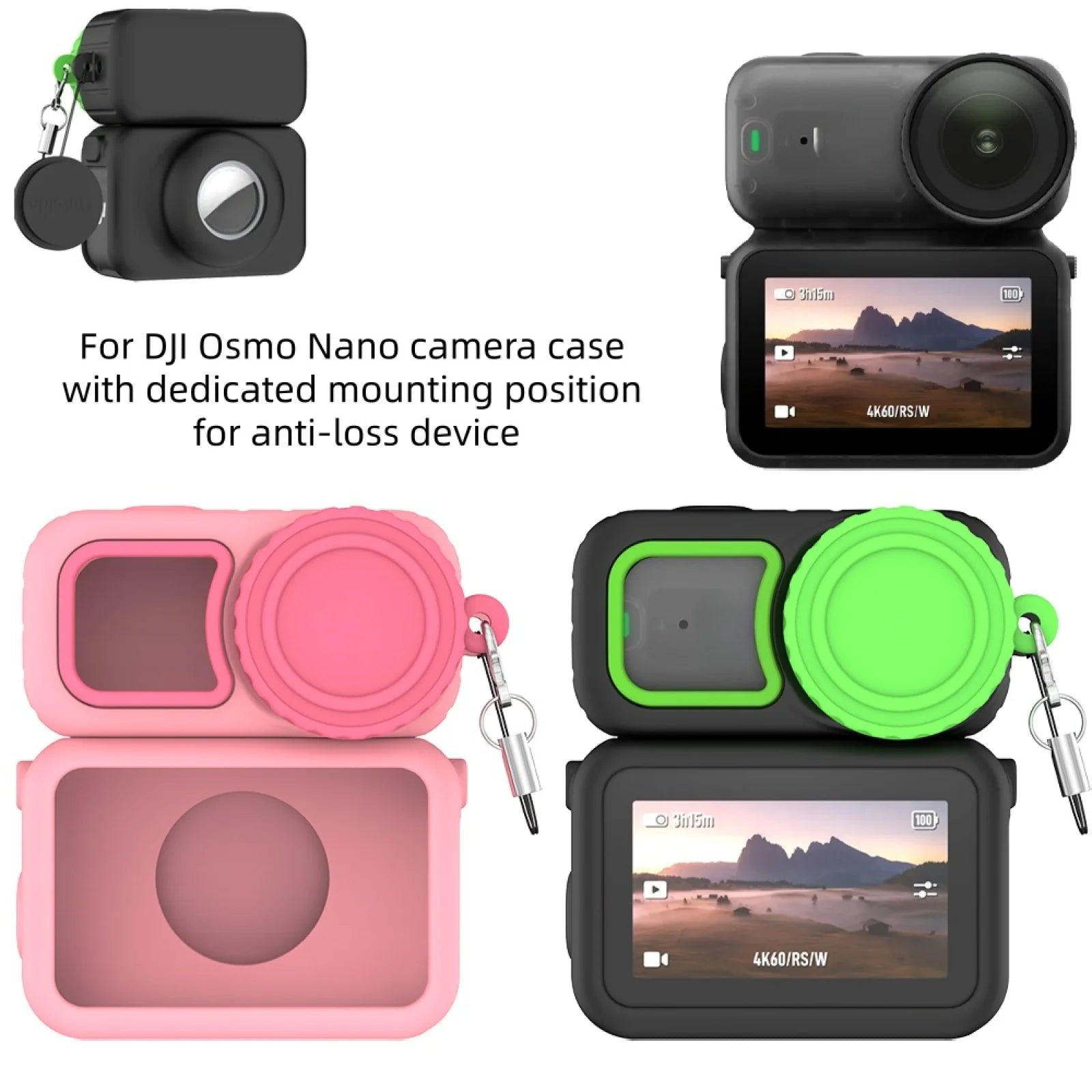 Silicone Protective Case For DJI Osmo Nano Camera Protective Case For Nano Action Camera Offers A Comfortable Grip Peaceful Pleasures Health and Wellness