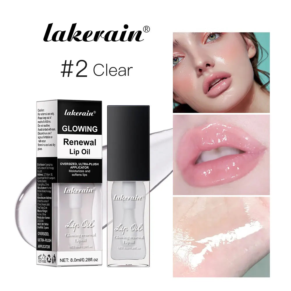 Glowing Lip Oil Moisturizing Gloss Care Of The Lips Benetitnt For Lips Plumping Nourishing Jelly Liquid Pink Plumping Gloss Oil Peaceful Pleasures Health and Wellness color 2