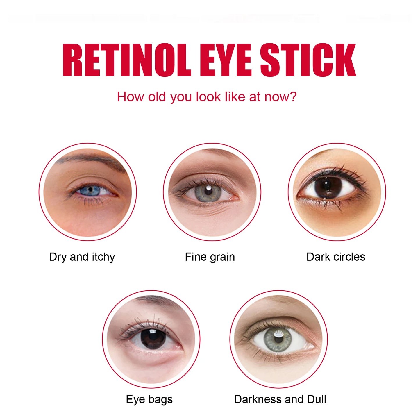 Retinol Eye Stick – Dark Circles, Fine Lines & Firming Cream