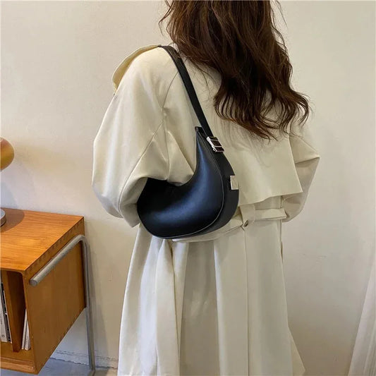 Women's PU Leather Hobo Shoulder Bag | Small Clutch & Travel Bag Hobo Shoulder Bag Peaceful Pleasures Health and Wellness