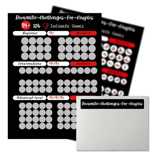 100 Dates Scratch Off Bucket List Poster | Couples Date Night Gift Scratch Off Poster Peaceful Pleasures Health and Wellness