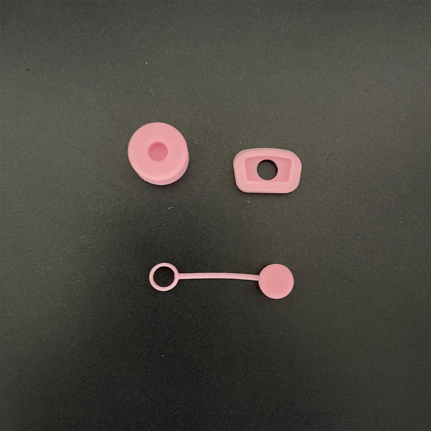 6pcs Silicone Straw Covers Cap Reusable Leakproof Spill Straw Stopper for Sealing and Fixing The Straw Peaceful Pleasures Health and Wellness Pink