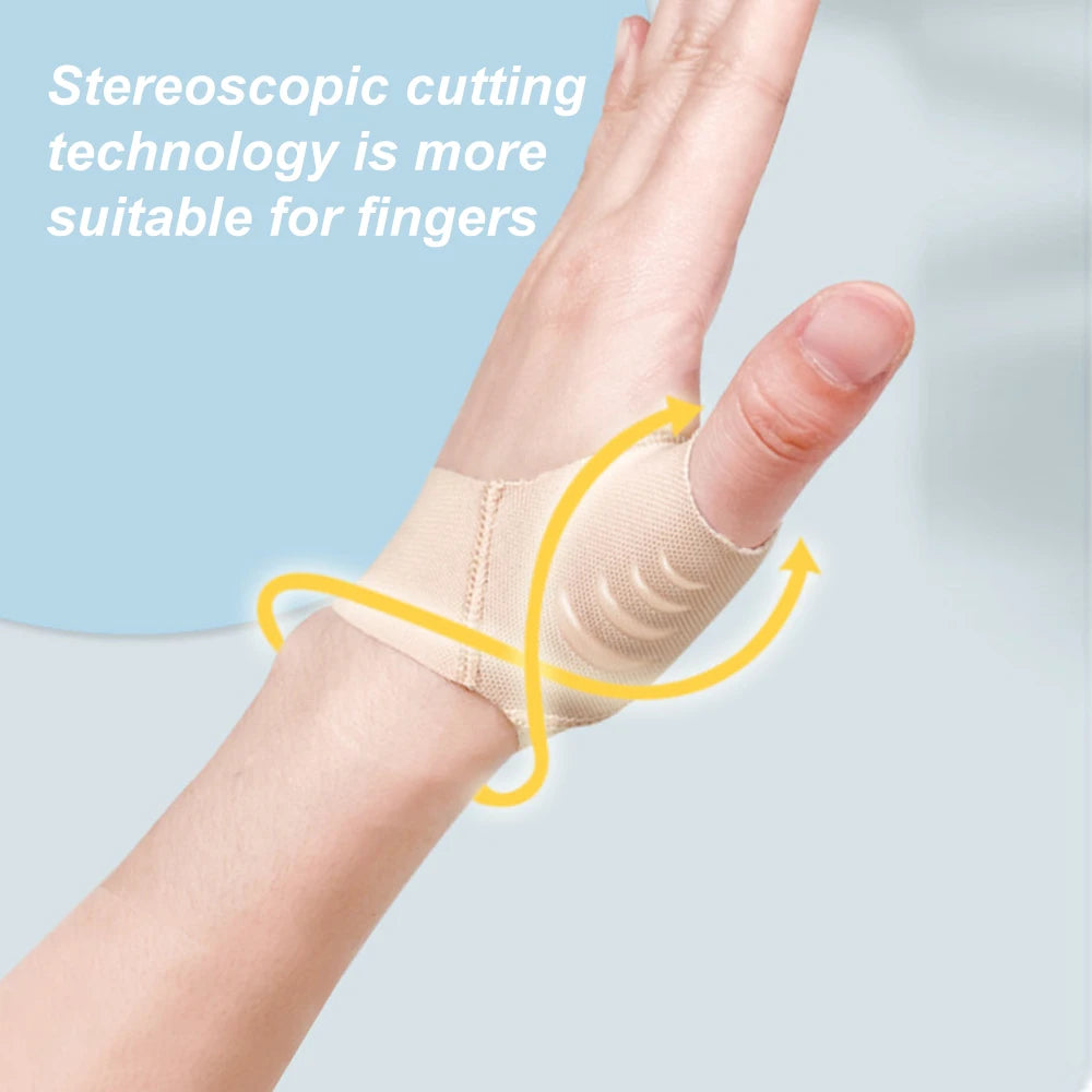 1Pcs Elastic Thumb Support Brace Layer - Soft Thumb Compression Sleeve Protector for Relieving Pain,Joint Pain,Tendonitis,Sports Peaceful Pleasures Health and Wellness