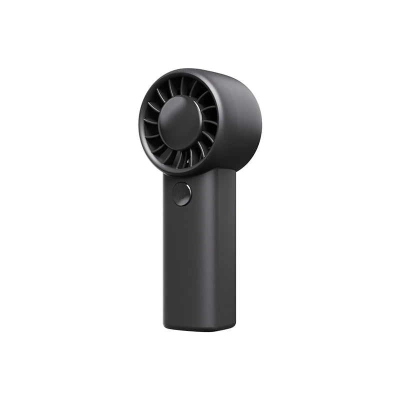 Lenovo Mini Handheld Fan Three-speed Adjustment Portable Desktop Low Noise Rechargeable Pocket Hand-held Fan For Men Women Peaceful Pleasures Health and Wellness Black