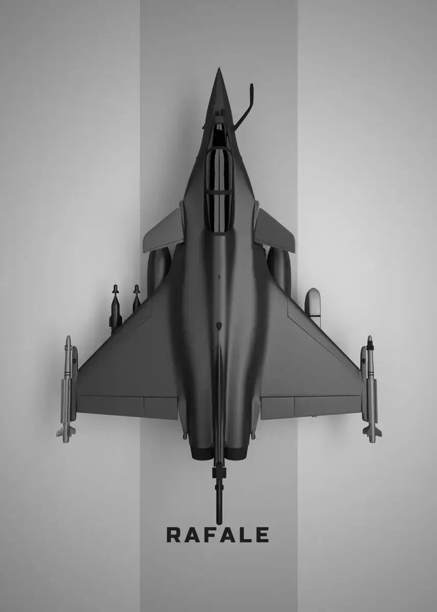 Military Aircraft Canvas Wall Art – F-22 Raptor, Rafale Poster