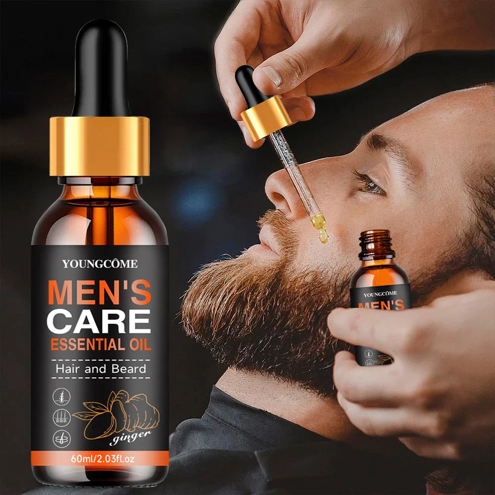 YOUNGCOME Beard Growth Oil – Moisturize, Soften & Nourish