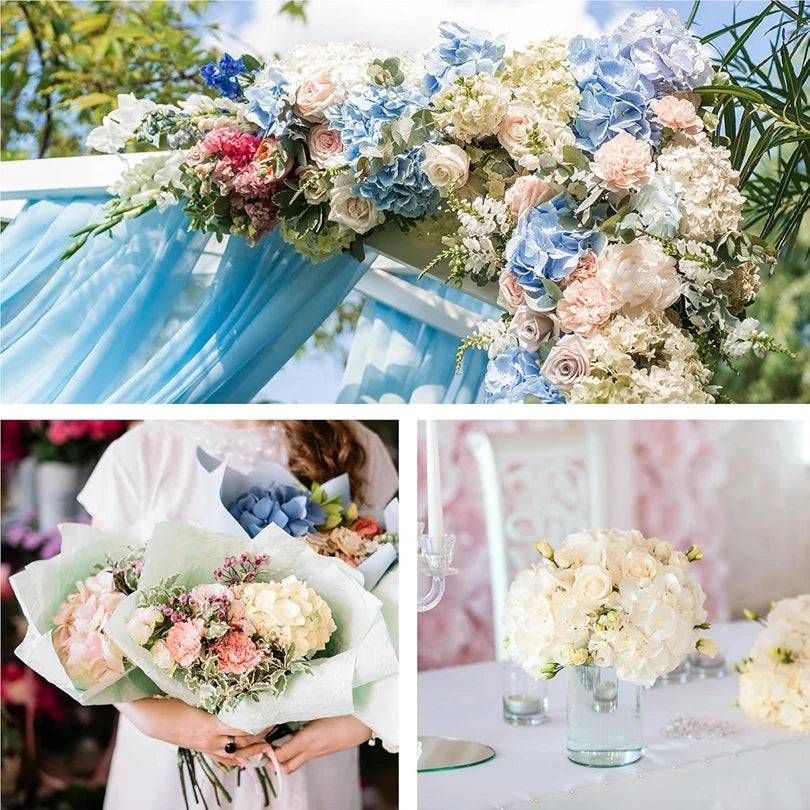 Silk Hydrangea Artificial Flowers – Wedding & Home Décor