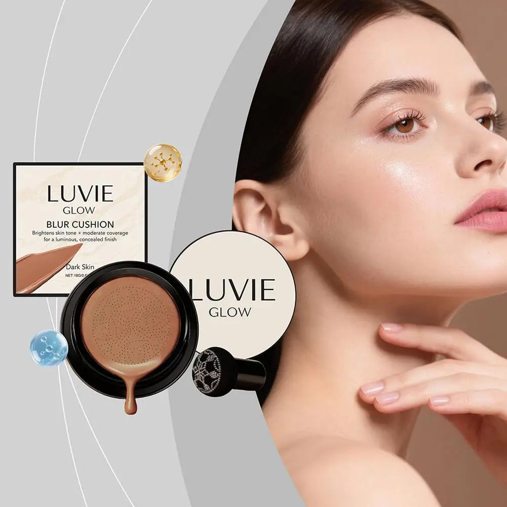 Mushroom Head Air Cushion Foundation – Full Coverage BB CC Cream