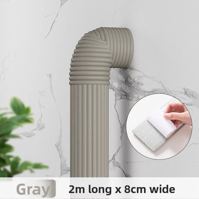 2M Decorative Pipe Cover Sleeve – Hide Indoor Utility Lines