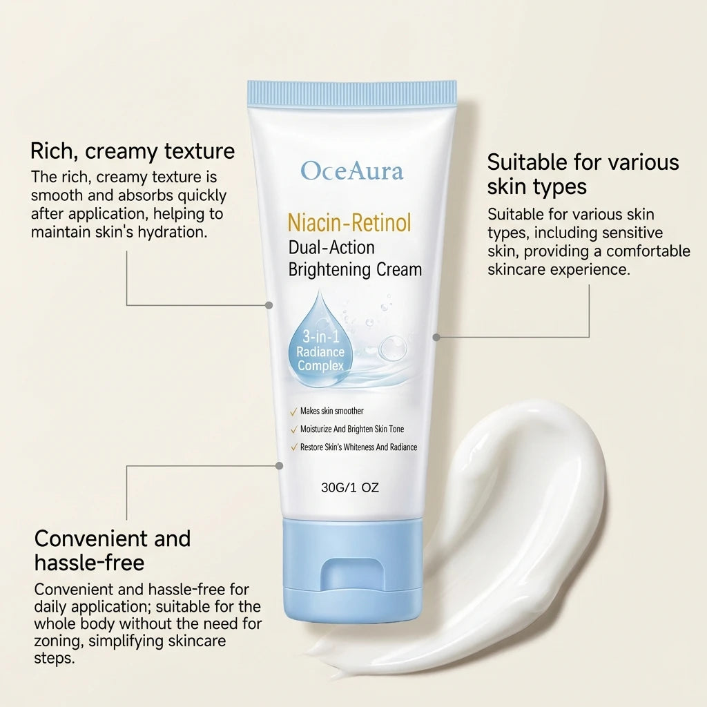 Radiant Glow Body Cream – Brightening Korean Skincare | 30g