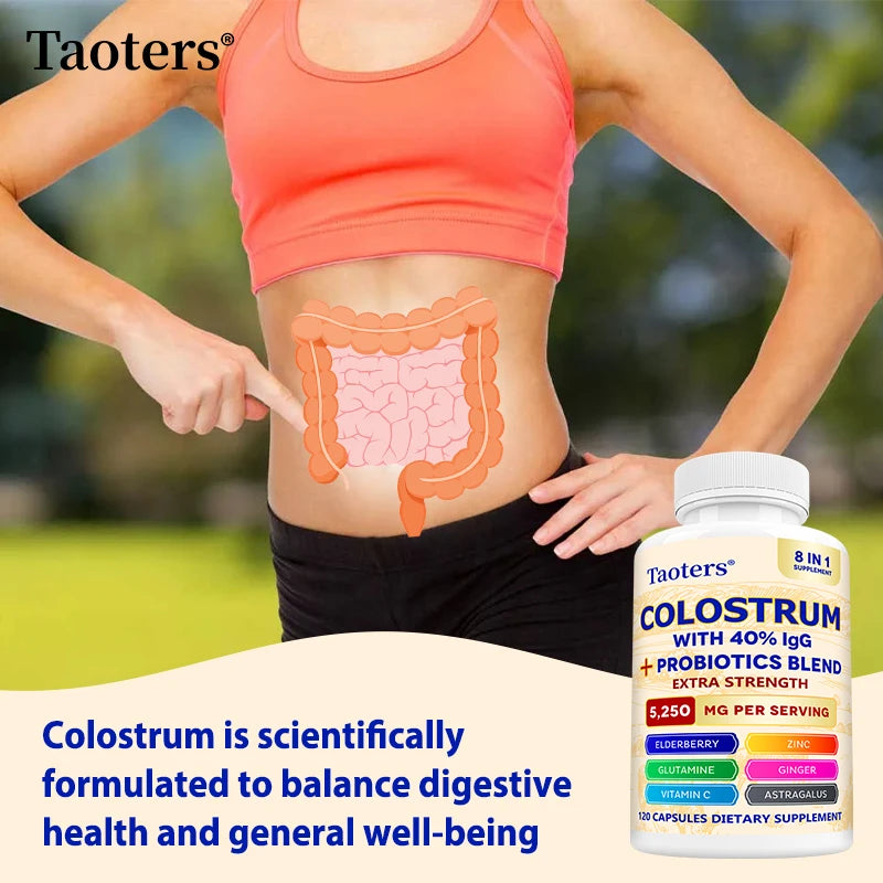 Grass-Fed Colostrum 40% IgG + Probiotics – Gut & Immune Support