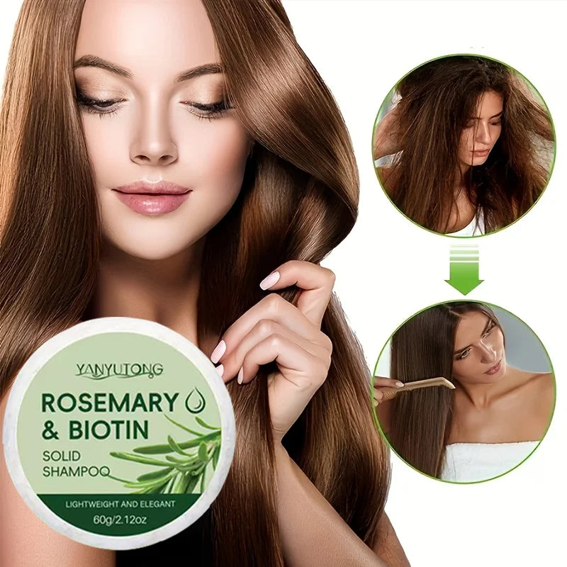 Rosemary Shampoo Bar – Scalp Relief, Oil Control & Hair Growth