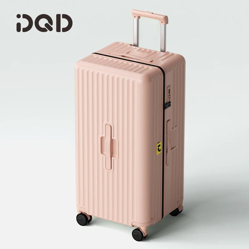 Large Capacity Travel Luggage Aluminum frame Suitcase Trolley Case 22/26/28 inch Travel Suitcase with Cup Holder Boarding Case Peaceful Pleasures Health and Wellness Pink suitcase 26 inches