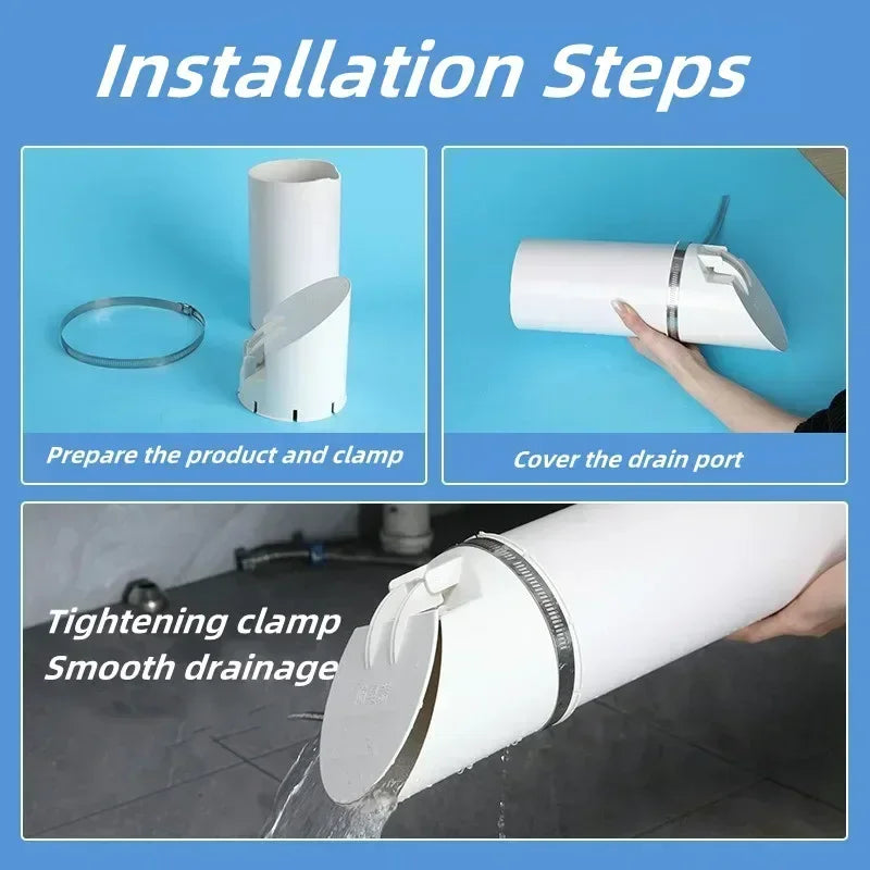 50–160mm Anti-Odor Drain Pipe Floor Drain Cap & Plug Cover