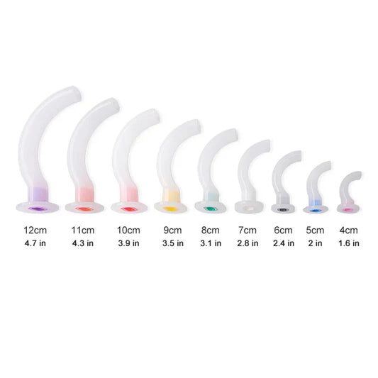Disposable Oropharyngeal Airway Set – 9 Mixed Sizes | OPA Kit Oropharyngeal Airway Kit Peaceful Pleasures Health and Wellness