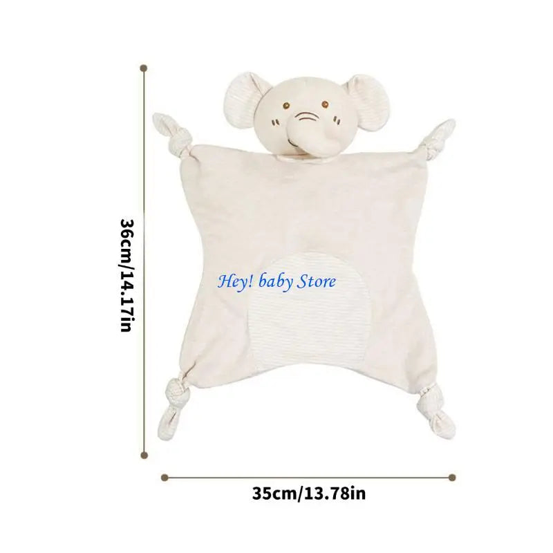 Soft Baby Security Blanket PP Cotton Animal Soothing Towel