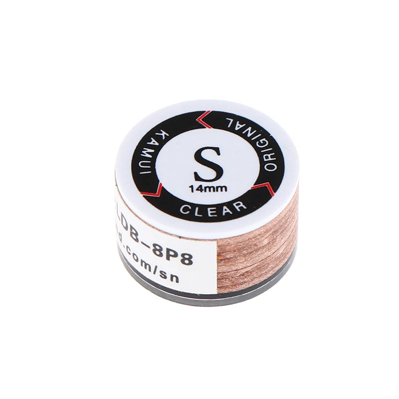 14mm Snooker Pool Cue Tip | SS/S/M/H Cowhide Replacement