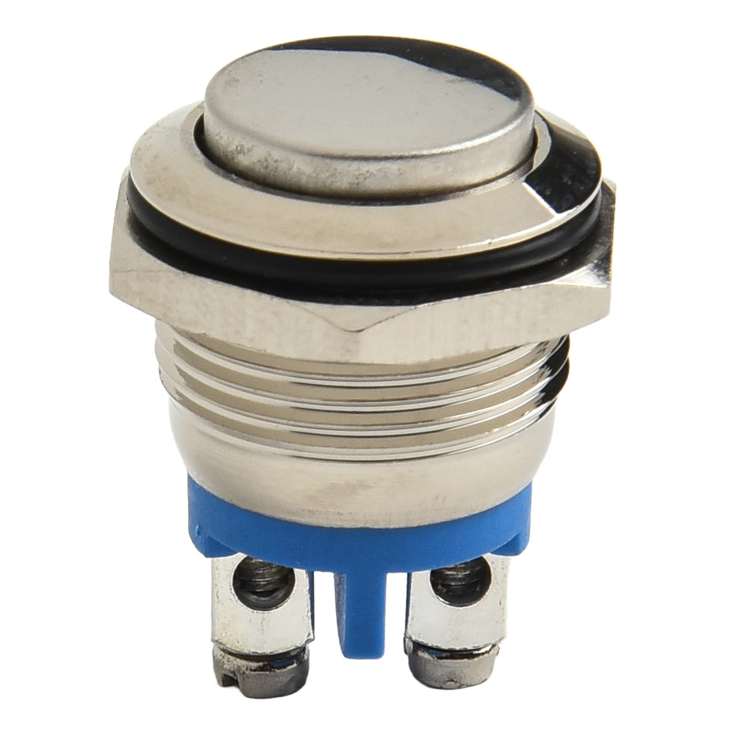 12V Metal Waterproof Push Button Momentary NO Switch Start Flat Head