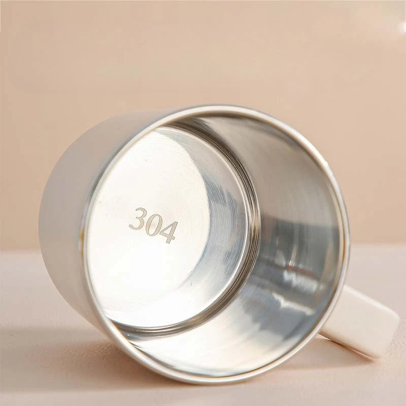 2026 Hot 520ML Insulated Coffee Mug with Handle, Shatterproof 304 Stainless Steel Coffee Mug, Double Wall Vacuum Water Cup Peaceful Pleasures Health and Wellness