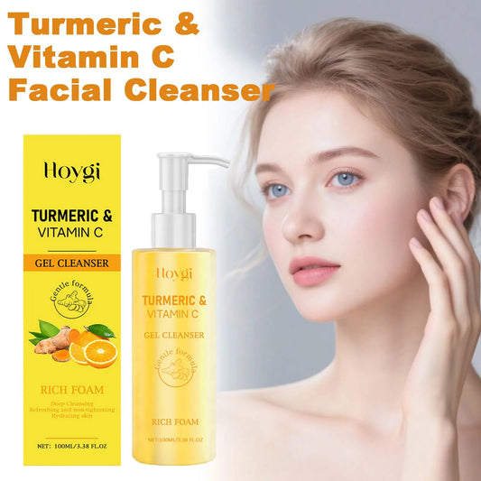 Turmeric Vitamin C Brightening Facial Cleanser – 100ml