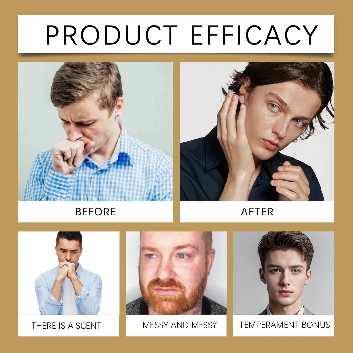 Men's Solid Perfume Stick | Alcohol-Free Woody Balm Fragrance