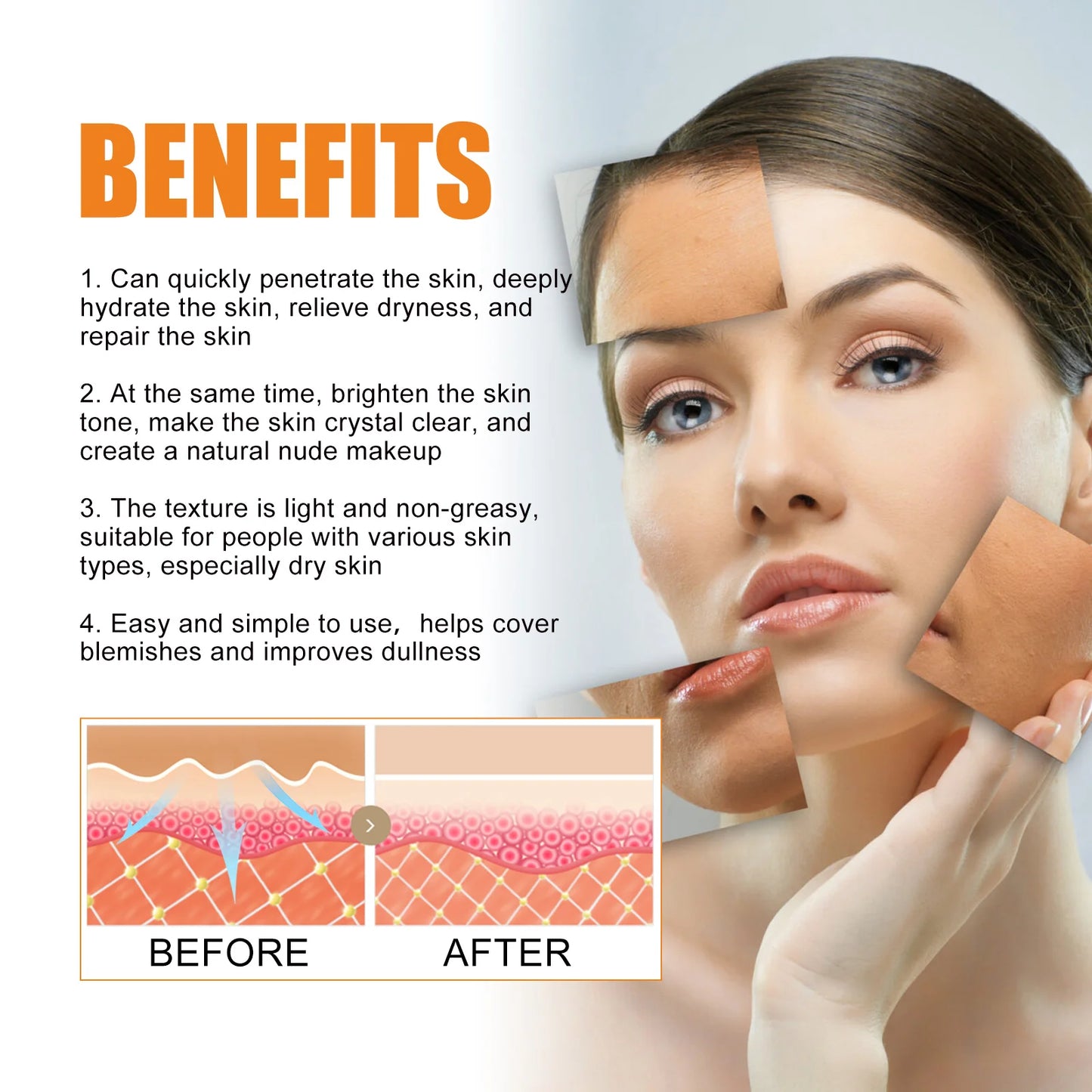 Ouhoe V7 Face Cream – Deep Hydration & Brightening Moisturizer