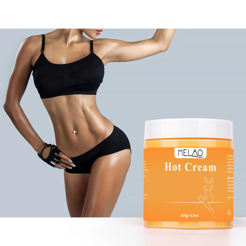 MELAO Hot Cream Gel – 87% Organic Anti-Cellulite Slimming Lotion
