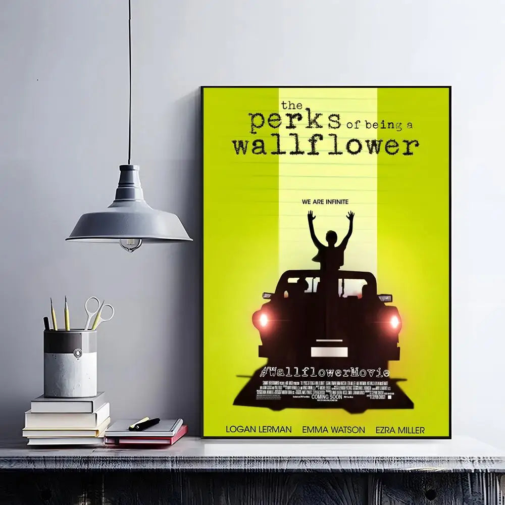 Perks of Being a Wallflower Poster – HD Self-Adhesive Wall Art Wall Art Poster Peaceful Pleasures Health and Wellness