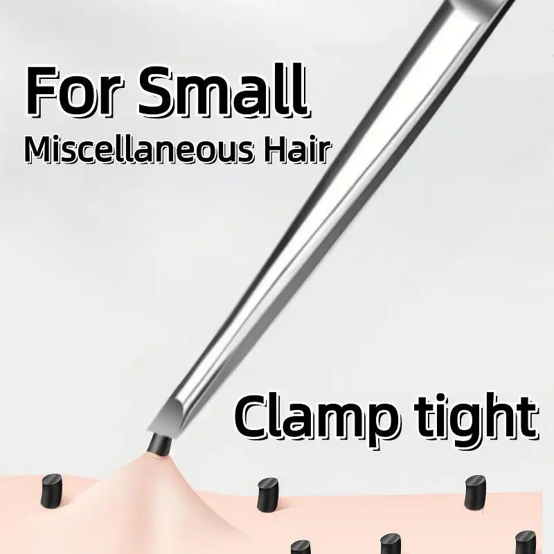 Stainless Steel Slant Tweezers – Eyebrow, Lash & Grooming