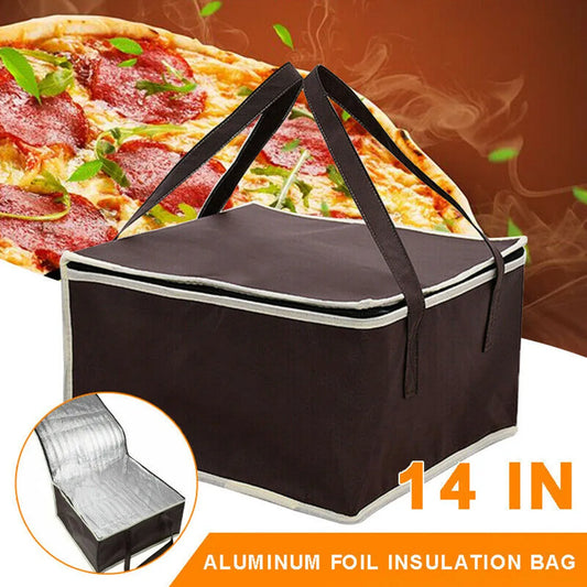 Food Pizza Delivery Insulated Bag Waterproof Camping Warmer Cold Peaceful Pleasures Health and Wellness Default Title