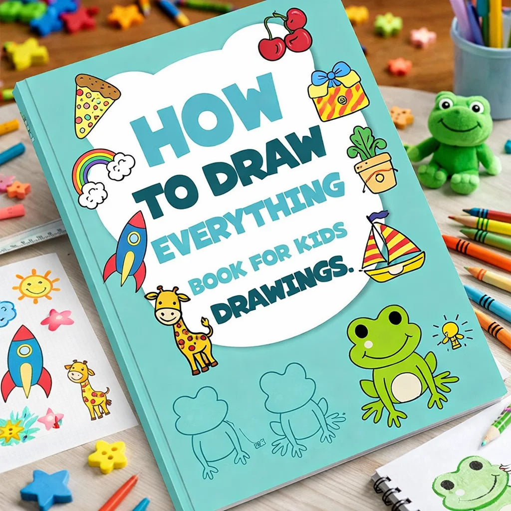 Drawing Books Kids Step Learn How Draw Everything Easy Tutorial