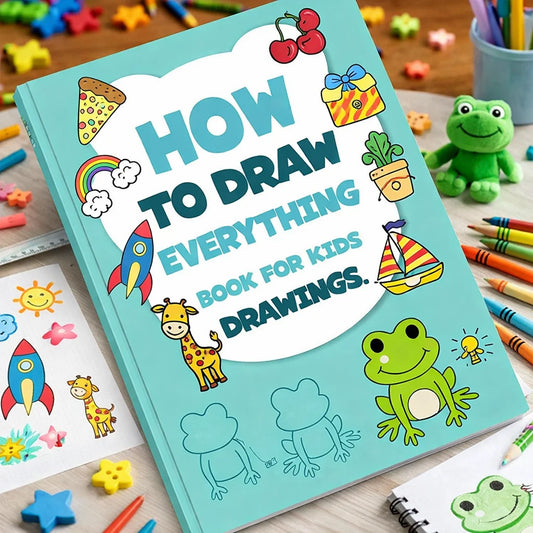 Drawing Books Kids Step Learn How Draw Everything Easy Tutorial Peaceful Pleasures Health and Wellness Green