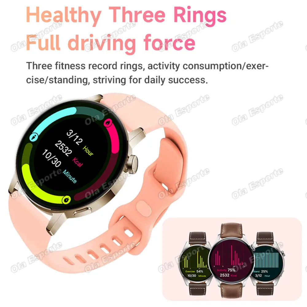 2025 New Men's Smart Watch HD Display Health Tracking Bluetooth Calling Voice Assistant Sports Smartwatch HT30 Peaceful Pleasures Health and Wellness