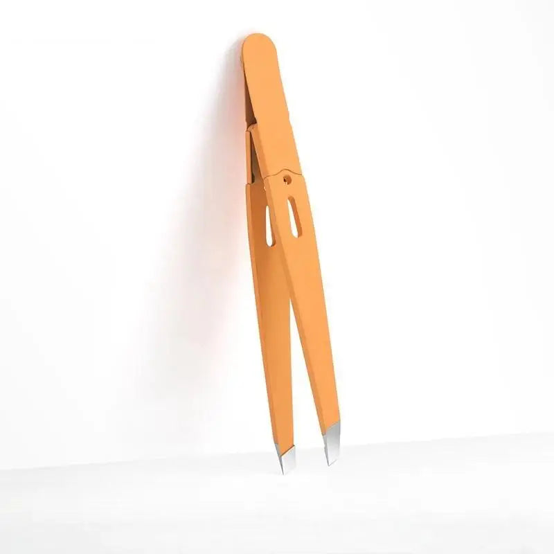 Eyebrow Tweezer Colorful Hair Beauty Fine Hairs Puller Stainless Steel Slanted Eye Brow Clips Removal Makeup Tools Peaceful Pleasures Health and Wellness Mr-2168OR