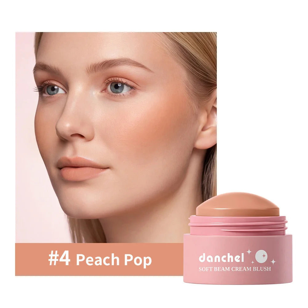 Natural Looking Matte Blush Stick Soft Cream Blush Balm Waterproof Long Lasting Hydrating Lightweight Blendable Cheek Cosmetics Peaceful Pleasures Health and Wellness 4 Peach Pop