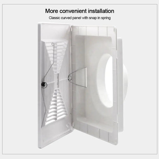 White Square Ceiling Vent Cover | Plastic Exhaust Grille Air Outlet Ceiling Vent Cover Peaceful Pleasures Health and Wellness