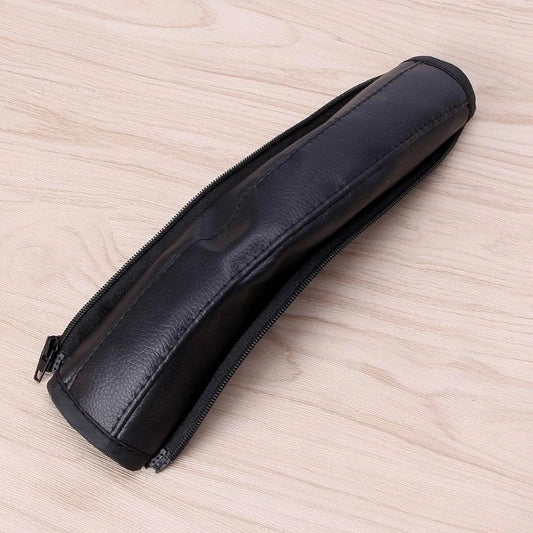 PU Leather Stroller Armrest Covers – 2pc Handle Protector Set Stroller Armrest Cover Peaceful Pleasures Health and Wellness Black China Mainland