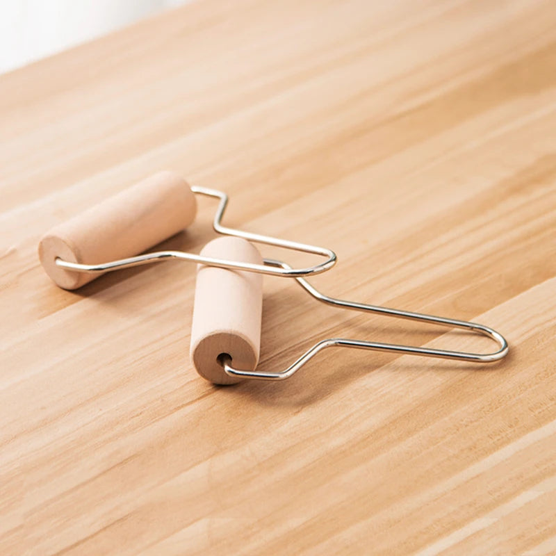 Professional Wooden Clay Roller Pottery Creates Smooth Even Sheets