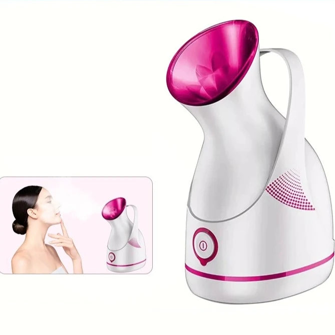 Facial Steamer - Nano Ionic Face Steamer Warm Mist Steamer for Home Sauna SPA, Humidifier for Face Steamer for Deep Cleaning Peaceful Pleasures Health and Wellness