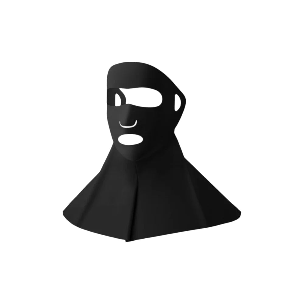 Full-Face UV Protection Mask Peaceful Pleasures Health and Wellness Black